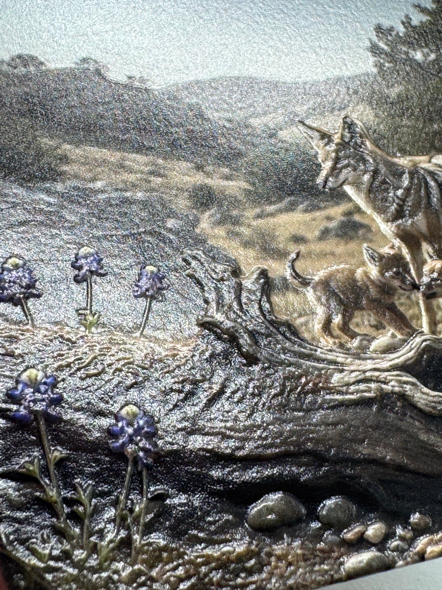 Animal Friends Hillside - 3D Texture Magnets