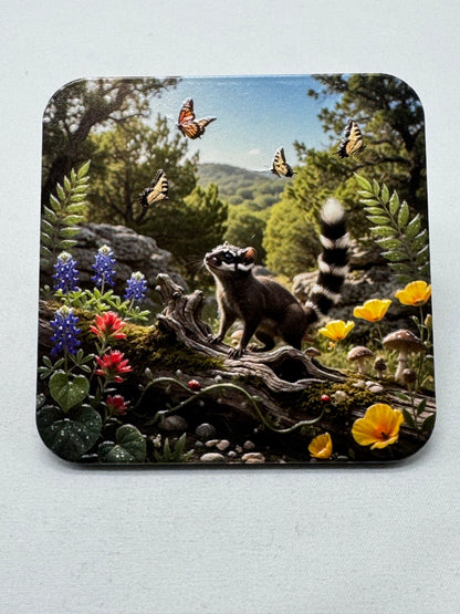 Animal Friends  - Forest - 3D Texture Magnets