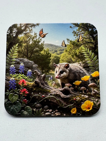 Animal Friends  - Forest - 3D Texture Magnets