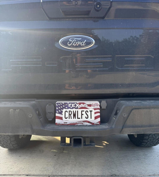 Texas Vanity Offroad Only License Plates