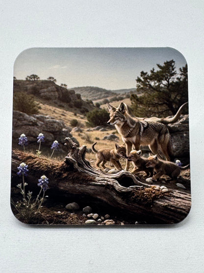 Animal Friends Hillside - 3D Texture Magnets