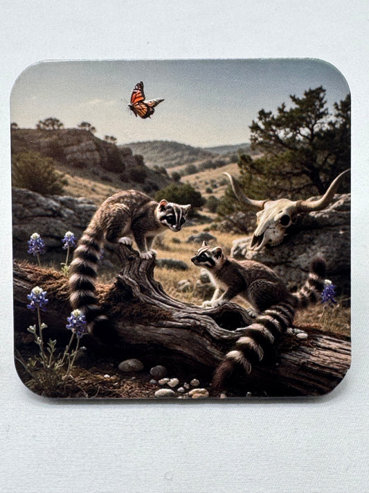 Animal Friends Hillside - 3D Texture Magnets