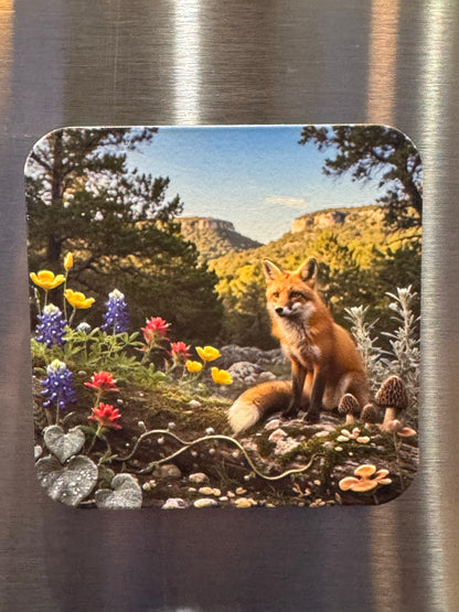 Animal Friends  - Forest - 3D Texture Magnets