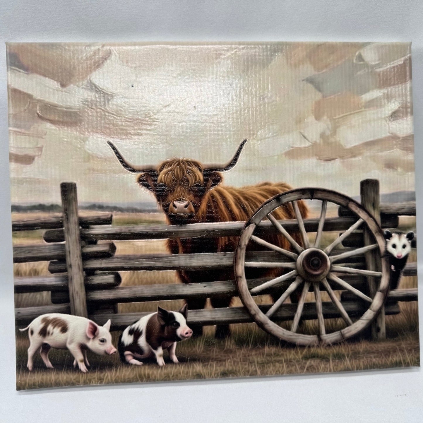 Canvas and Metal Relief Prints