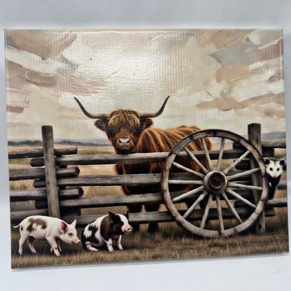 Canvas and Metal Relief Prints