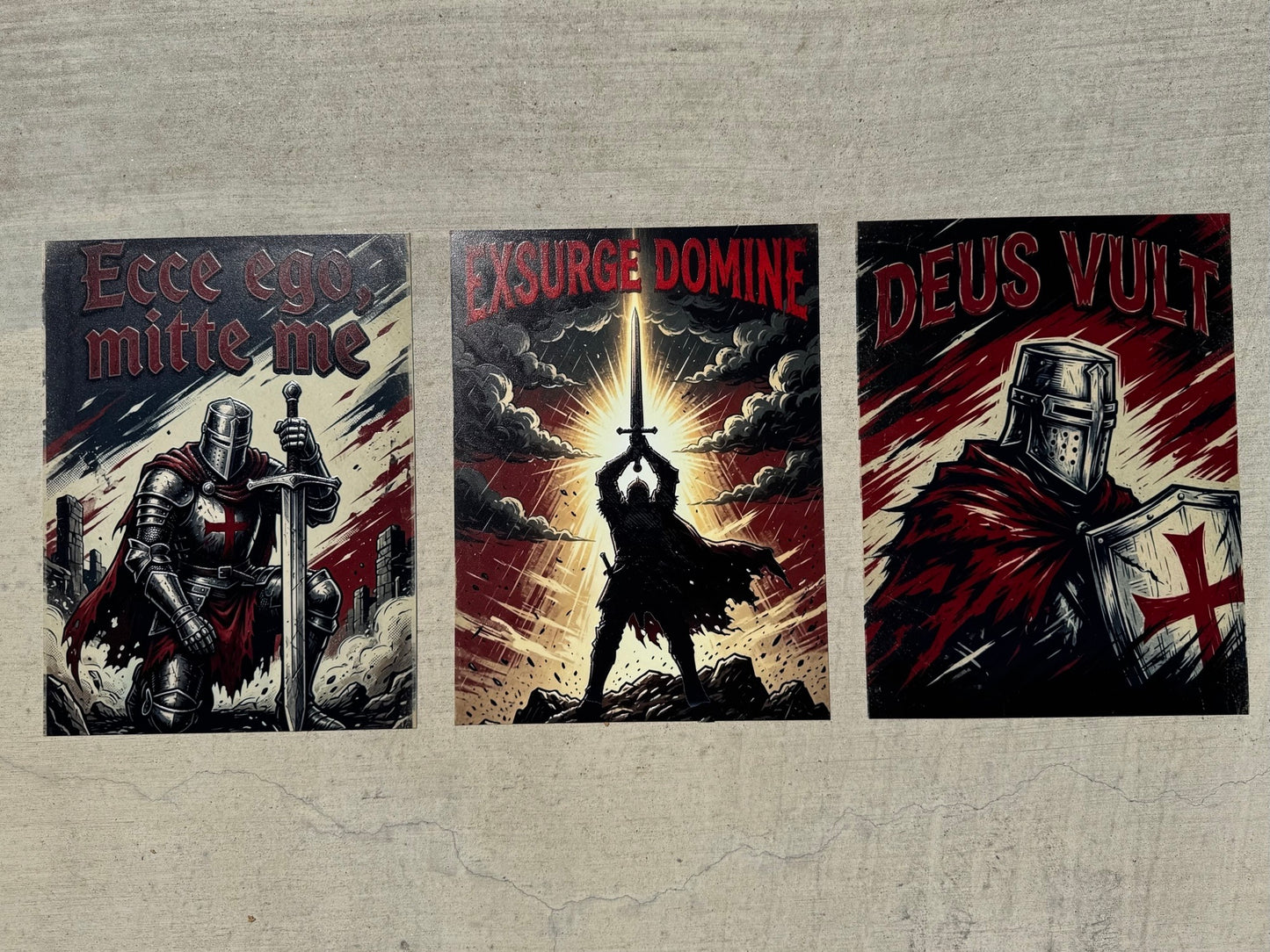 The Vocatio Trilogy — Complete Set of 3 | 3D Relief Metal Prints, 16x12