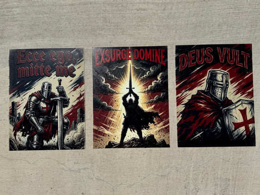 The Vocatio Trilogy — Complete Set of 3 | 3D Relief Metal Prints, 16x12