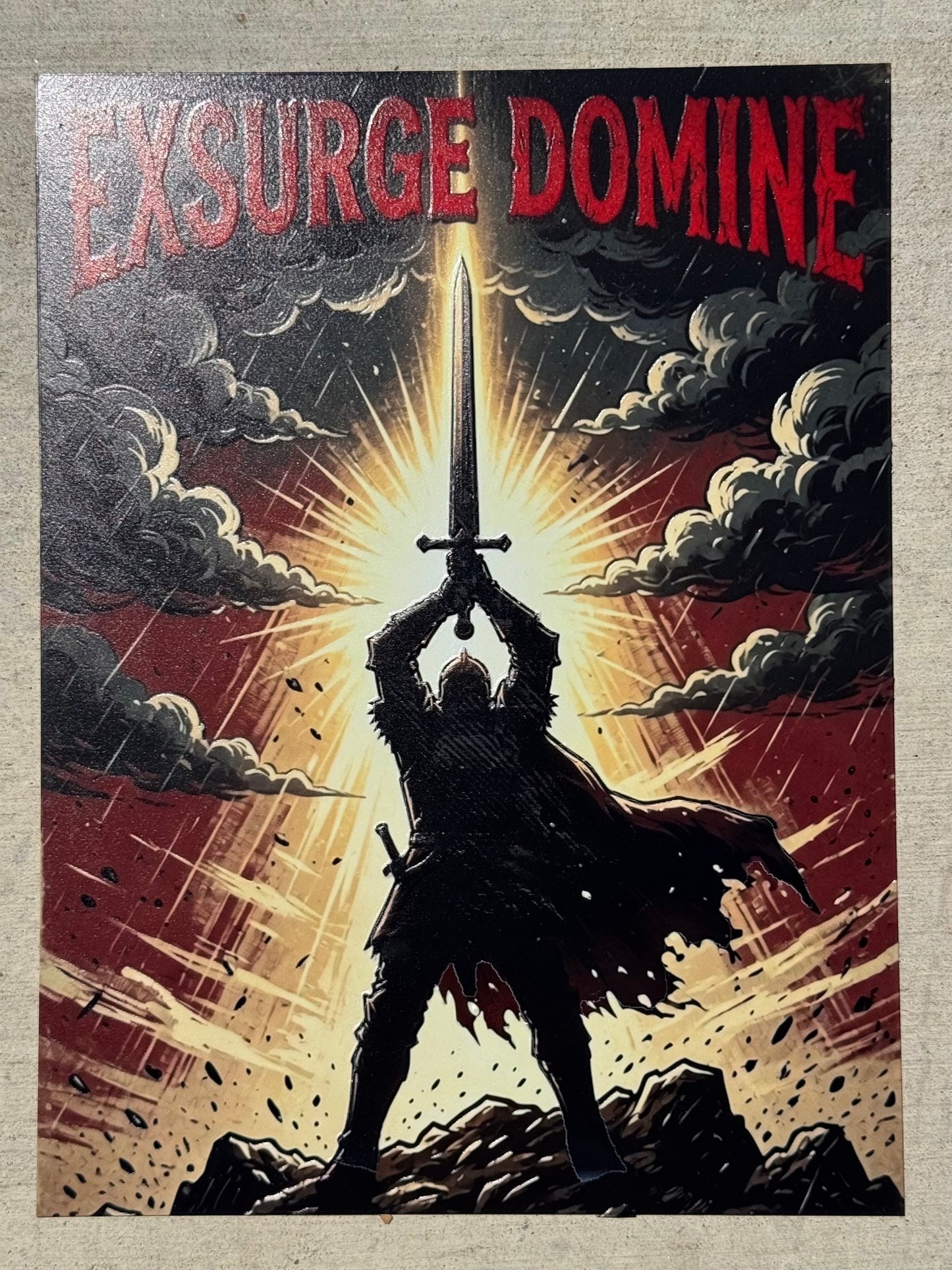 Exsurge Domine — Vocatio II: The Plea | 3D Relief Metal Print, 16x12