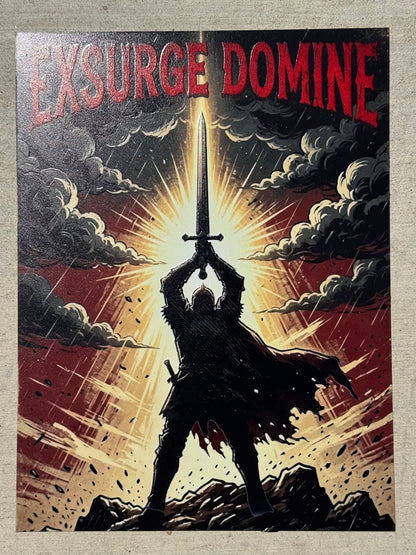 Exsurge Domine — Vocatio II: The Plea | 3D Relief Metal Print, 16x12