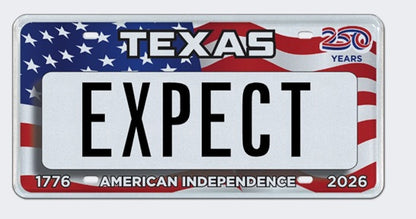 Texas Vanity Offroad Only License Plates